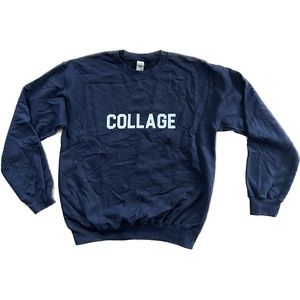 Brand new custom “COLLAGE” crew neck sweatshirt